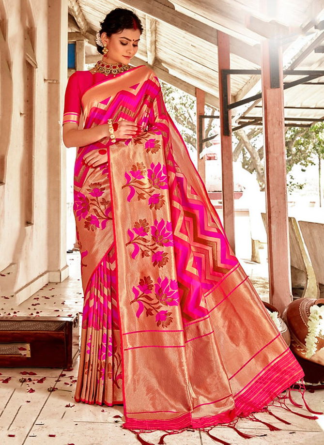 B FINE ART OF VARANASI Fancy Latest Designer Festive Wear Heavy Silk Stylish Saree Collection